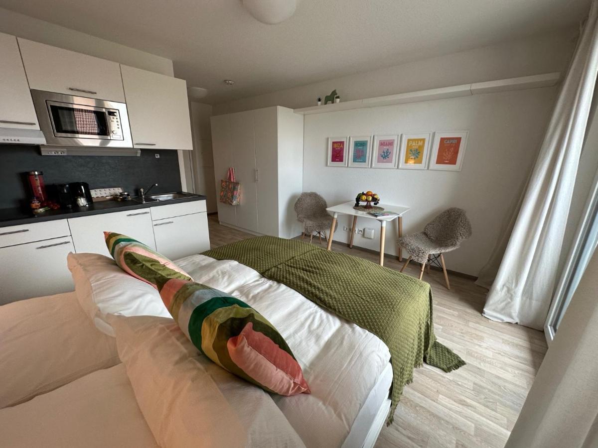 Komfortables, Barrierefreies Appartement Mit Sonnigem Balkon In Der Naehe Von Flughafen Und Messe 30 لينفلدن اشتردين المظهر الخارجي الصورة